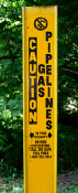Pipeline Caution Sign